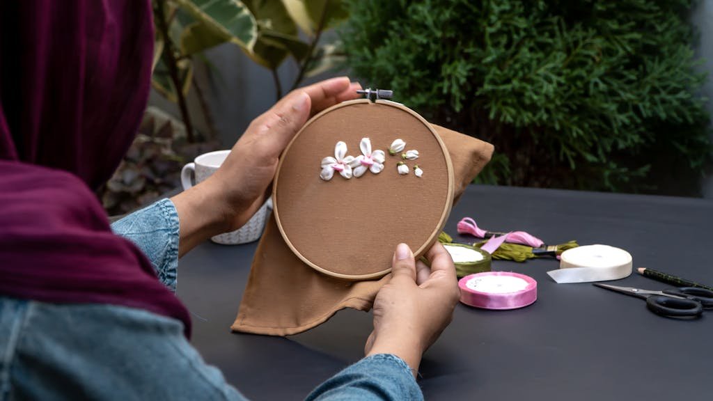 Petals on Punch Needle Stabilizer